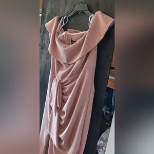 Mauve evening gown